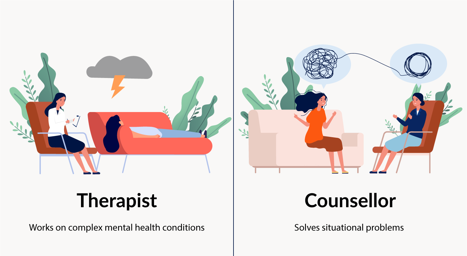 Understanding the Difference Between Therapy and Counseling Your Guide